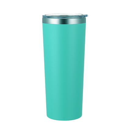 22oz Muti Colors Powder Coated Stainless Steel Car Tumbler For Laser Engrave-CNLCA