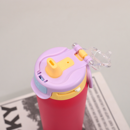 22oz 650ml Handle Bouncing Lid Fashion Sports Stainless Steel Insulated Owala Style Water Bottle Tumbler for Laser Engrave-CNLCA