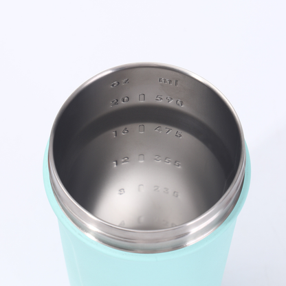 24oz Stainless Steel Portable Coffee Cup Outdoor Camping Milkshake Shaker Tumbler Stanley Style Blender Bottle for Laser Engrave-CNLCA