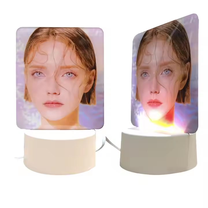 Anniversary Gift Valentine's Day Thanksgiving Day Mother's Day Gifts 3D Blank sublimation Acrylic Table Lamp-CNLCA