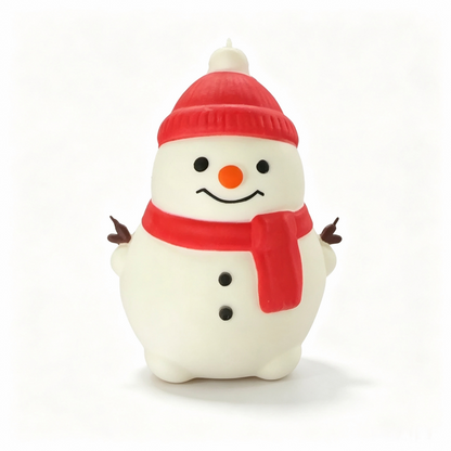 24Pack Giant Jumbo Santa Chubby & Snowman Puff & Reindeer Mochi Squishy Toy For Christmas-CNLCA