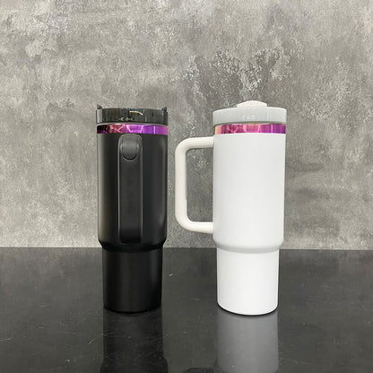 30oz Purple Plated Underneath Powder Coated Quencher Tumblers For Laser Engrave-CNLCA