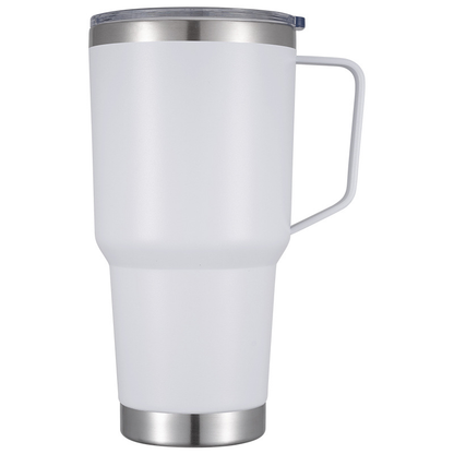 20oz 30oz Powder Coated Tumbler with Handle for Laser Engraving-CNLCA