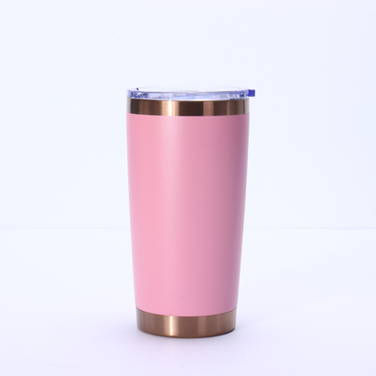 20oz YeTi Style Slide Lid Copper Plated Underneath Colorful Powder Coated Car Coffee Tumbler-CNLCA