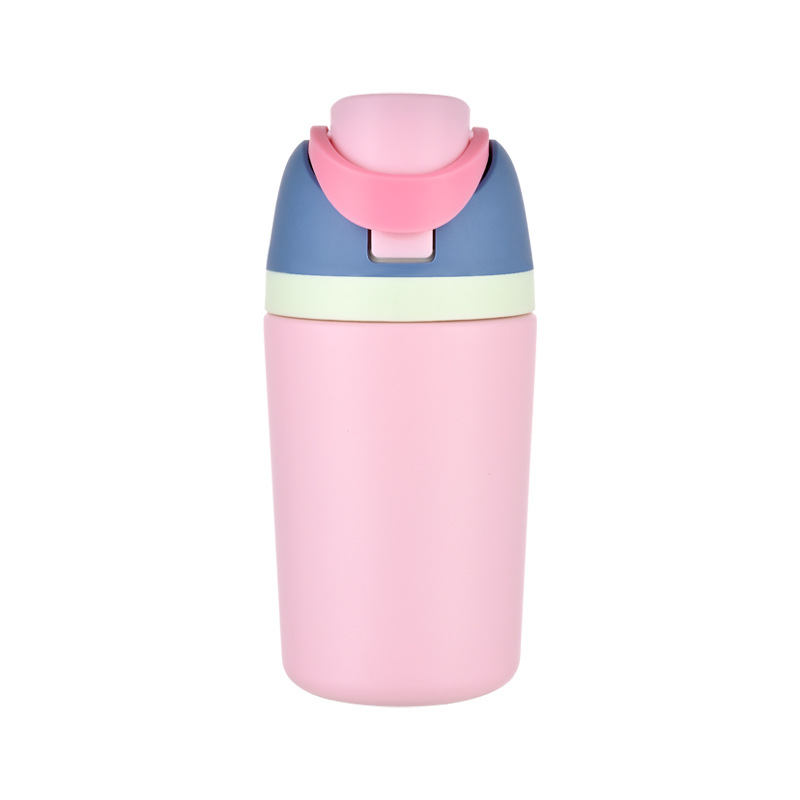 Pick Colors 12oz Owala Style Flip Straw Lid Insulated Stainless Steel Sports Water Bottle for Laser Engrave-CNLCA
