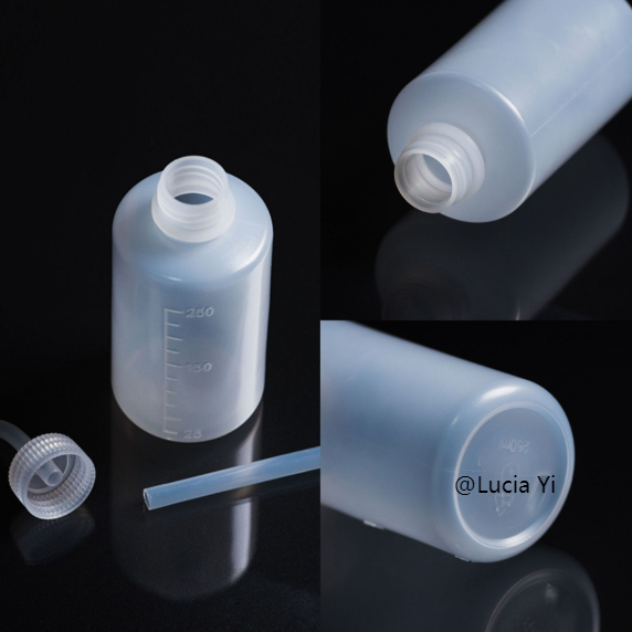 Plastic Wash Bottle Elbow Rinsing Bottles Plant Watering Pot Squeezing Bottle Eyelash Cleaning Wash bottle-CNLCA