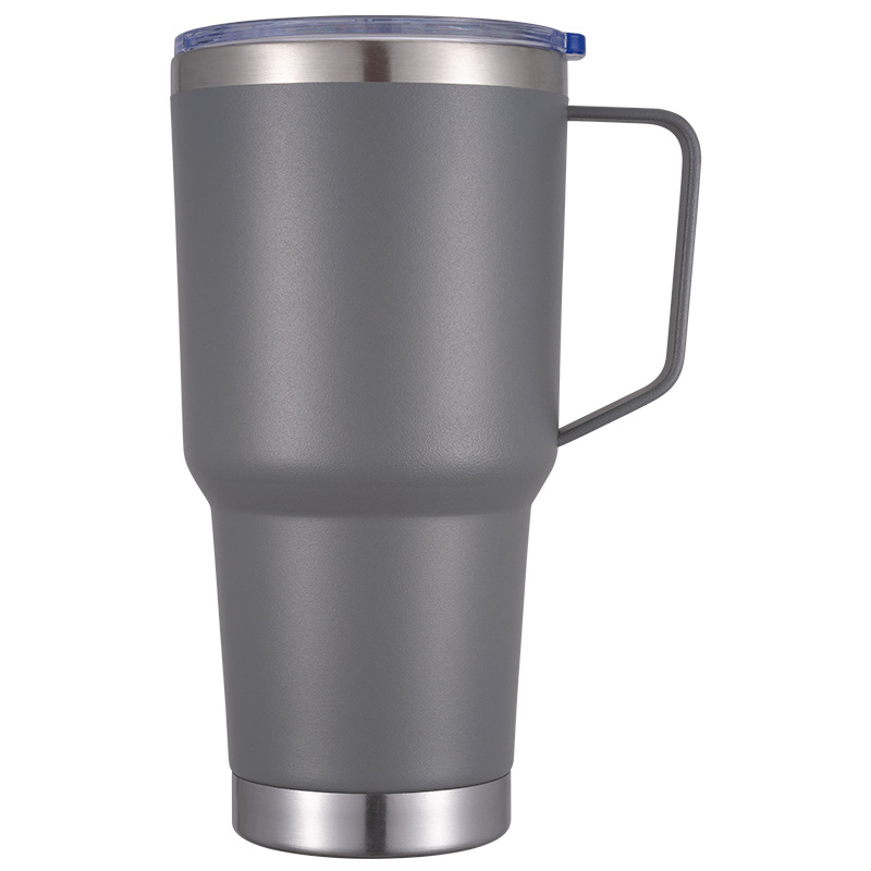 20oz 30oz Powder Coated Tumbler with Handle for Laser Engraving-CNLCA