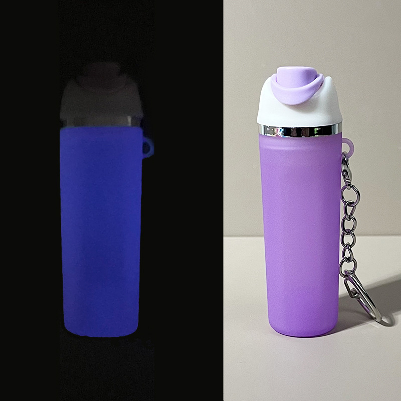 Owala Style Tumbler Shaped Glow In The Dark Keychain Tumbler Accessories Keyring-CNLCA
