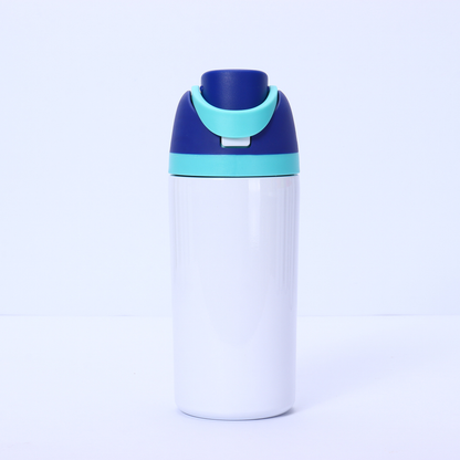 16oz/19oz/24oz/32oz Flip Straw Lid White Sublimation Stainless Steel Sports Owala Style Water Bottle-CNLCA