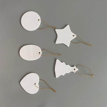 Christmas Holiday Ceramic MDF Aluminium Ornaments_USLCA