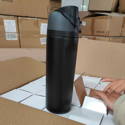 24oz Owala Style Powder Coated Stainless Steel Tumbler Water Bottle for Laser-CNLCA