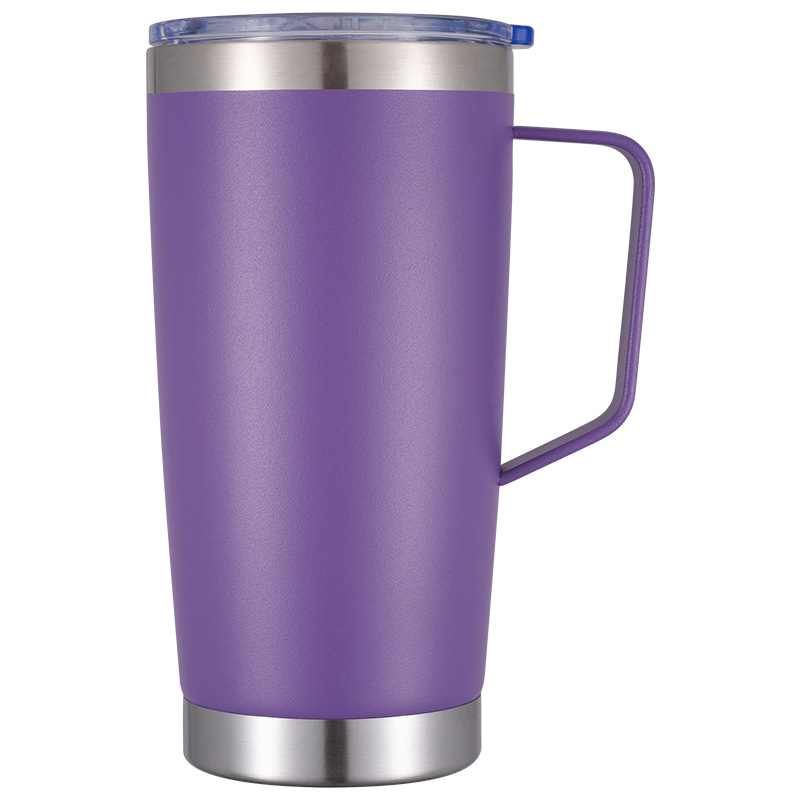 20oz 30oz Powder Coated Tumbler with Handle for Laser Engraving-CNLCA