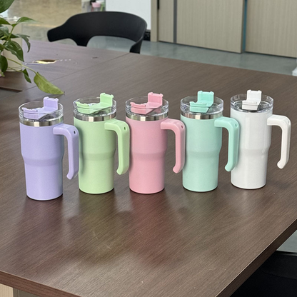20oz Macaron Blank Sublimation Tumblers With Handle 25pc/case-CNLCA