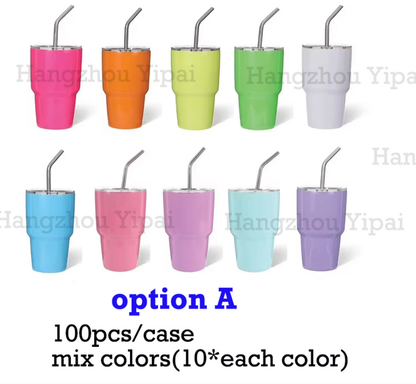 Mini 2oz Tumblers Wine Shot glasses for Blank Sublimation XJB100 -USLCA