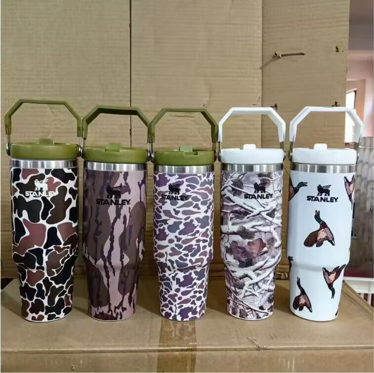 30oz/40oz H2.0 Modern Camo Southern Tumblers Stainless Steel Quencher Tumblers-CNLCA