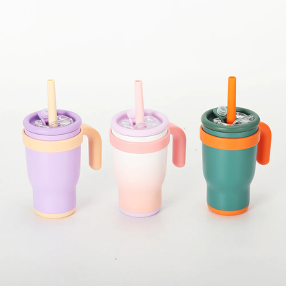 14oz Colored Kids Leak Proof Tumblers School Mugs For Laser Engraving-CNLCA