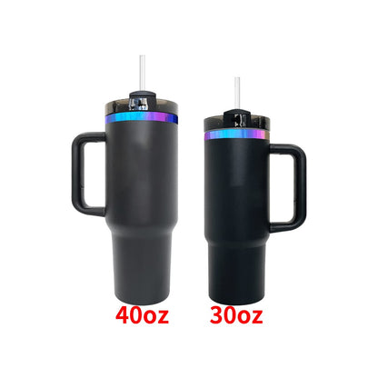 H2.0 30oz Black Blue Purple Plated Chroma Powder Coated Tumblers For Laser Engraving-CNLCA