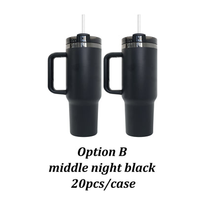 40oz H2.0 Powder Coating Black Plated Underneath Tumbler For Laser Engraved-CNLCA