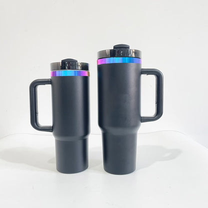 H2.0 30oz Black Blue Purple Plated Chroma Powder Coated Tumblers For Laser Engraving-CNLCA