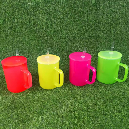 China pre-17oz Neon Colored Glass Mug For Sublimation &UV DTF wraps