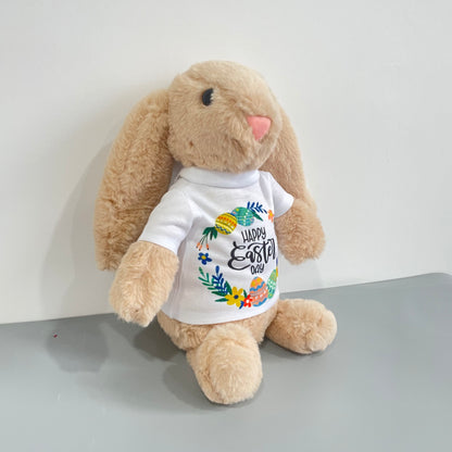 Easter Bunnies Bunny WIth Removeable White Sublimation T-shirt -CNLCA