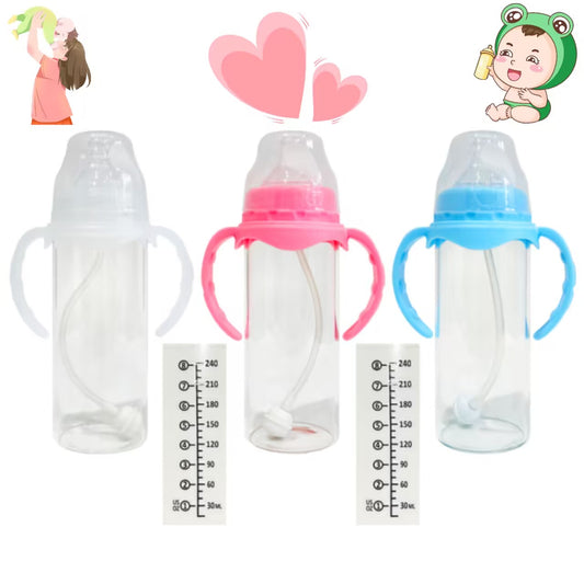 12oz Blank Sublimation Baby Milk Bottle Glass Feeding Bottle-USLCA