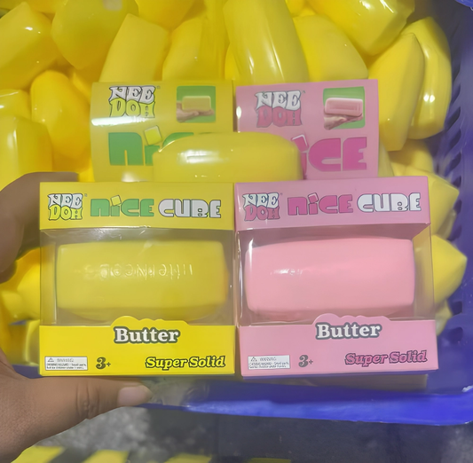 China 72Pack Needoh Cute Flour-filled TPR Yellow Butter Pink Strawberry Squishy Butter Stick Stress Relief Fidget Toy-CNLCA