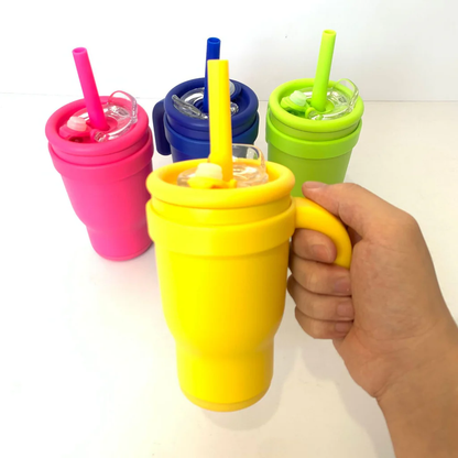 14oz Colored Kids Leak Proof Tumblers School Mugs For Laser Engraving-CNLCA