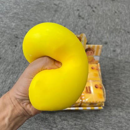 7.5cm Small Size Realistic Swiss Cheese Squish Toy Soft Anti-Anxiety Squishy Sensory Fidget Gift-CNLCA