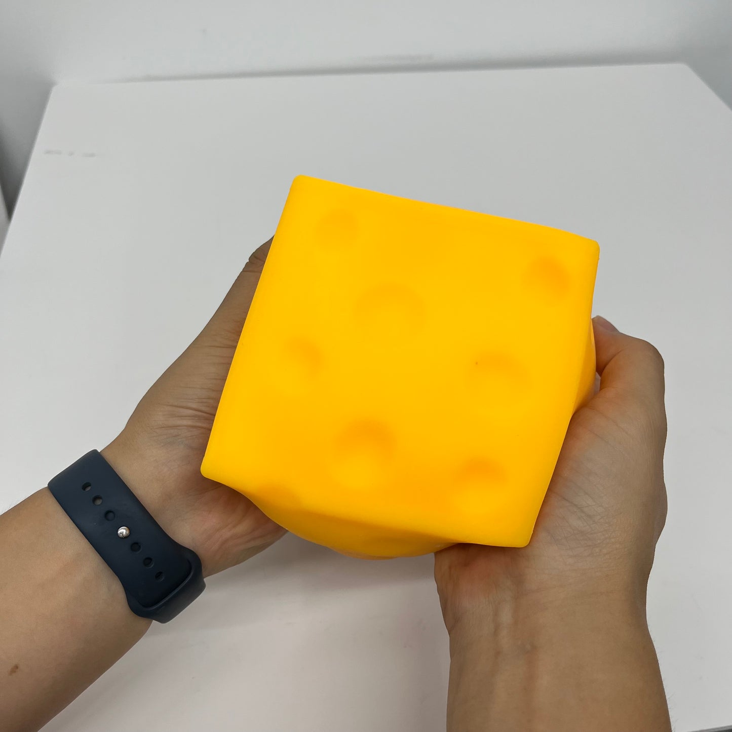 11cm Flour Filled Jumbo Large Cheese Squishy Toy Soft Anti-Anxiety Sensory Fidget Gift-CNLCA
