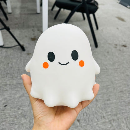 24Pack CRAZY FUN Style 13.5*13cm Cute Halloween Ghost Squishy Jumbo Large Soft Stress Relief Fidget Sensory Squeeze Toy-CNLCA
