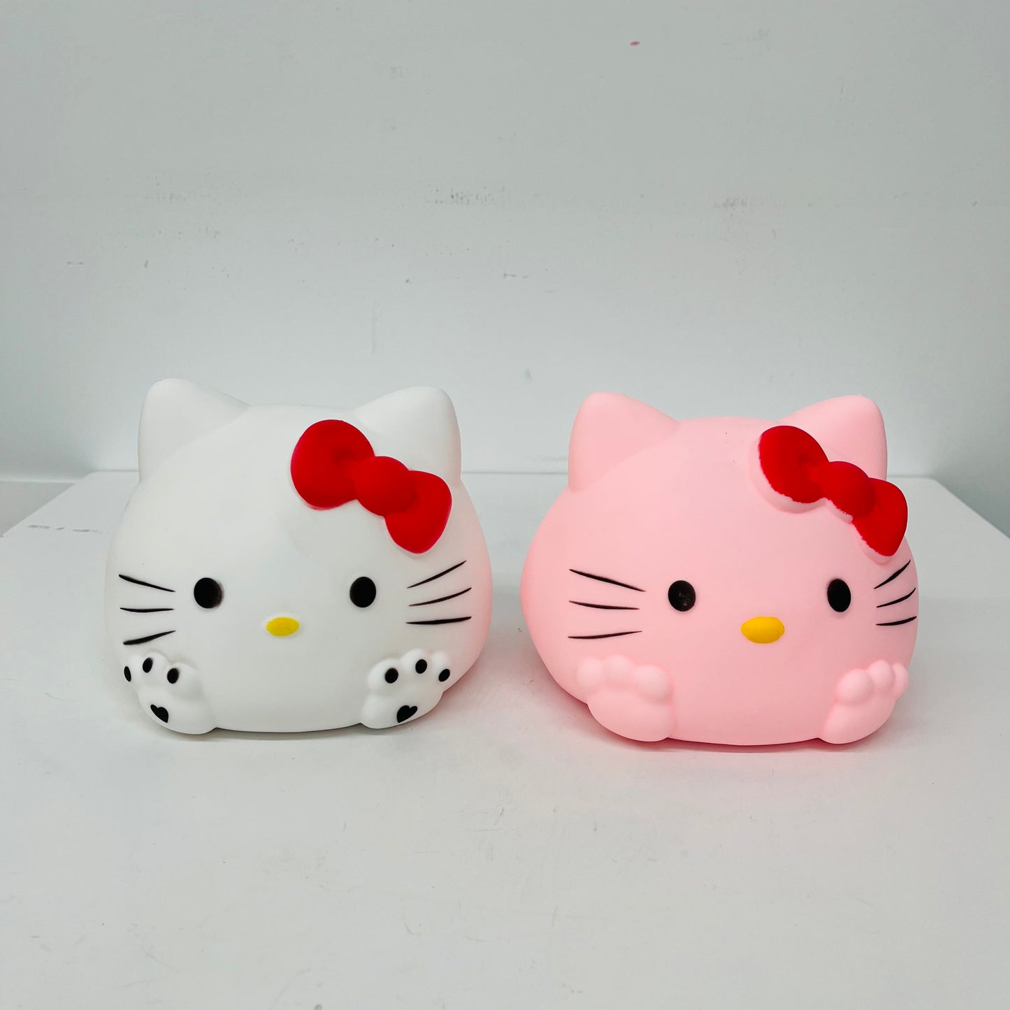 Large Kawaii Jumbo Sweet Hello Kitty Squishy Stress Toy Soft Giant Kitty Cat Squeeze Fidget Ball Anxiety Relief Gift for Girls Kids Adults-CNLCA