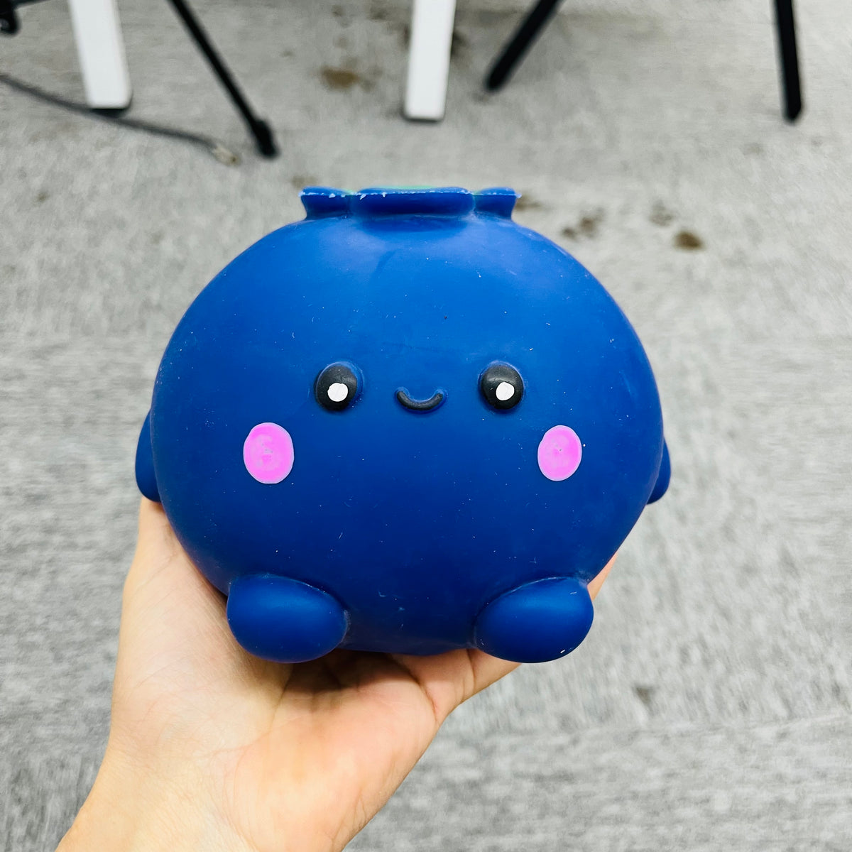24Pack Giant Oversized Blueberry Squeeze Squishy Toy Soft Big Fruit Jumbo Stress Relief Fidget Squeezy Toy-CNLCA