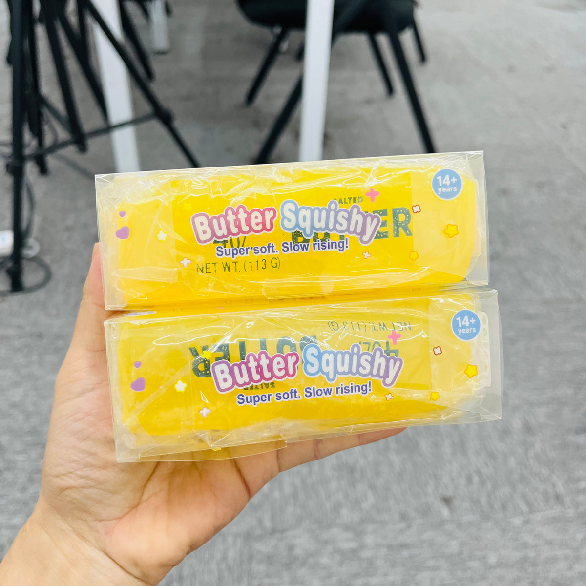 72 Pack Small Size 11cm Vaseline Filled Butter Stick Squishy Stress Toy Viral Squeeze Fidget Toy Realistic Butter Bar Shaped Anxiety Relief Toy-CNLCA