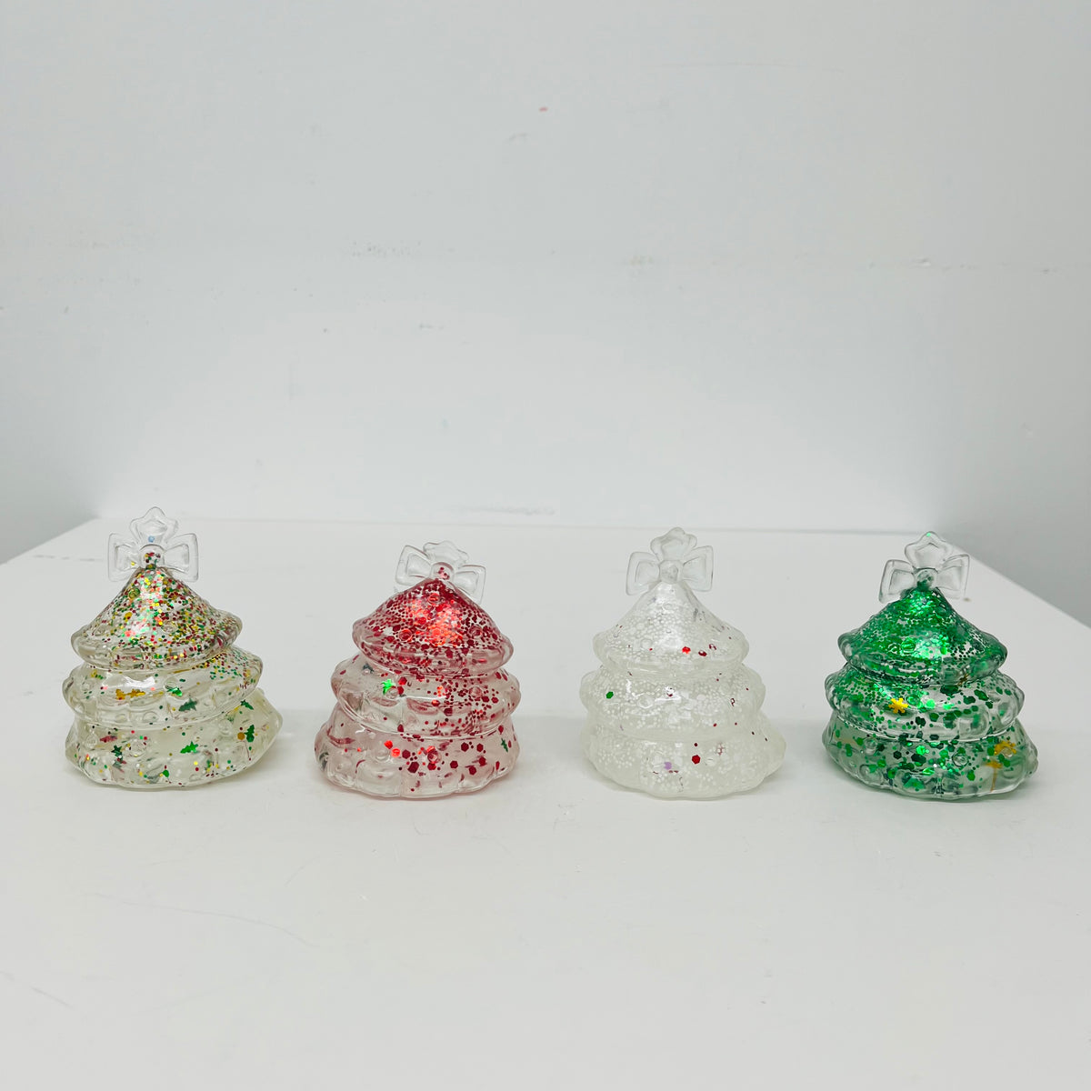 72Pack Glitter Christmas Tree Squish Xmas Tree Squishy Squeeze Fidget Toys-CNLCA