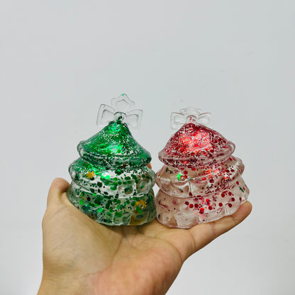72Pack Glitter Christmas Tree Squish Xmas Tree Squishy Squeeze Fidget Toys-CNLCA
