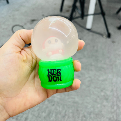 60Pack Needoh Style Squishmas Squish Flow Snow Globe Squishy Toy Stress Relief Squeeze Fidget Toys with Light-CNLCA
