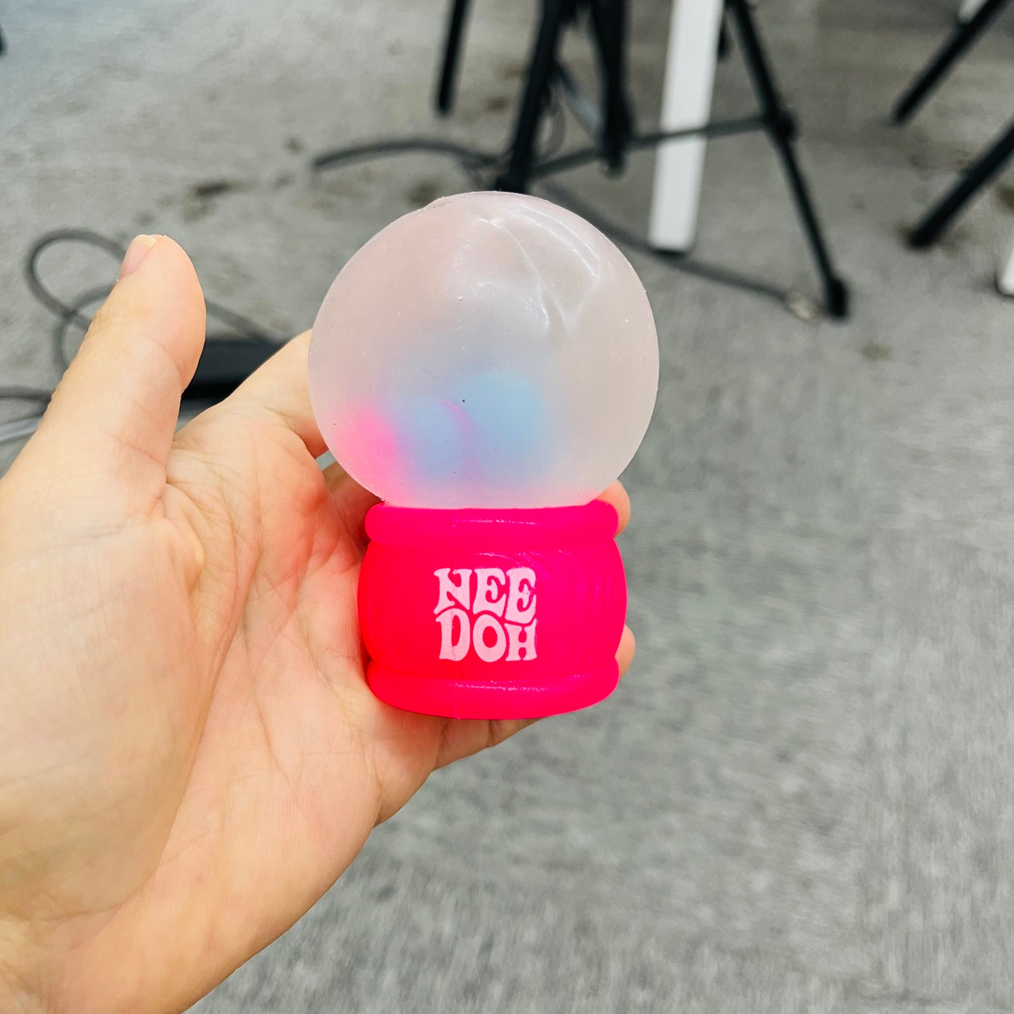 60Pack Needoh Style Squishmas Squish Flow Snow Globe Squishy Toy Stress Relief Squeeze Fidget Toys with Light-CNLCA