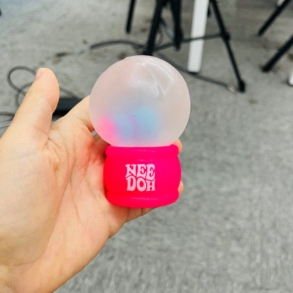 60Pack Needoh Style Squishmas Squish Flow Snow Globe Squishy Toy Stress Relief Squeeze Fidget Toys with Light-CNLCA