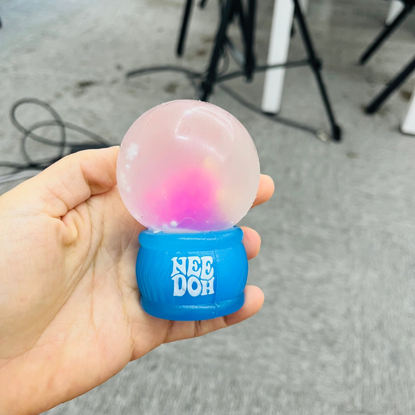 60Pack Needoh Style Squishmas Squish Flow Snow Globe Squishy Toy Stress Relief Squeeze Fidget Toys with Light-CNLCA
