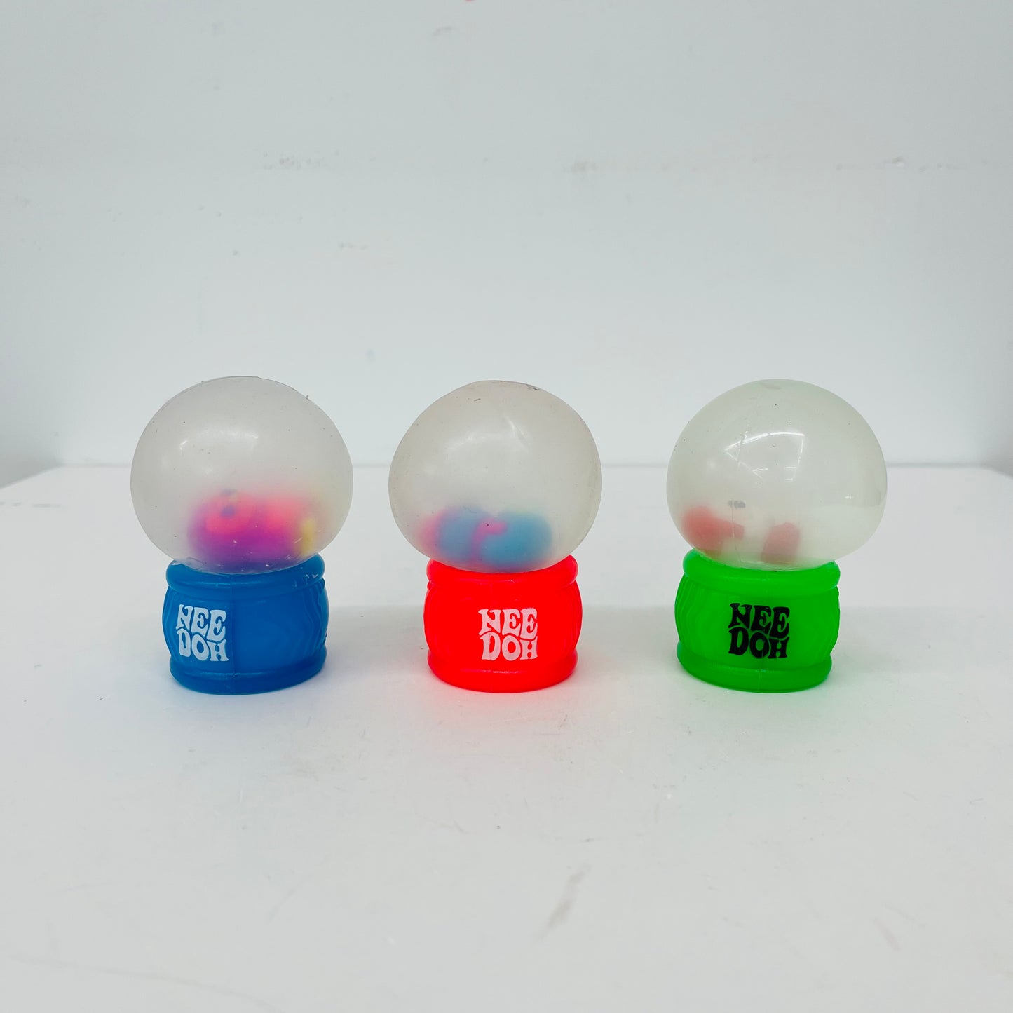 60Pack Needoh Style Squishmas Squish Flow Snow Globe Squishy Toy Stress Relief Squeeze Fidget Toys with Light-CNLCA