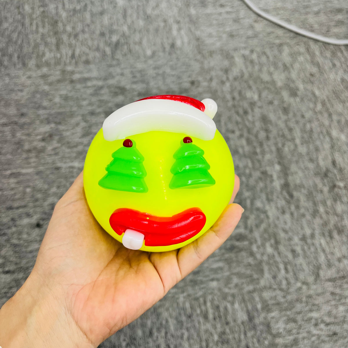 72Pack Christmas Smushers Squishy Toy DIY Face Swap Soft Flour Filled Squishy Toy Stress Relief Ball-CNLCA