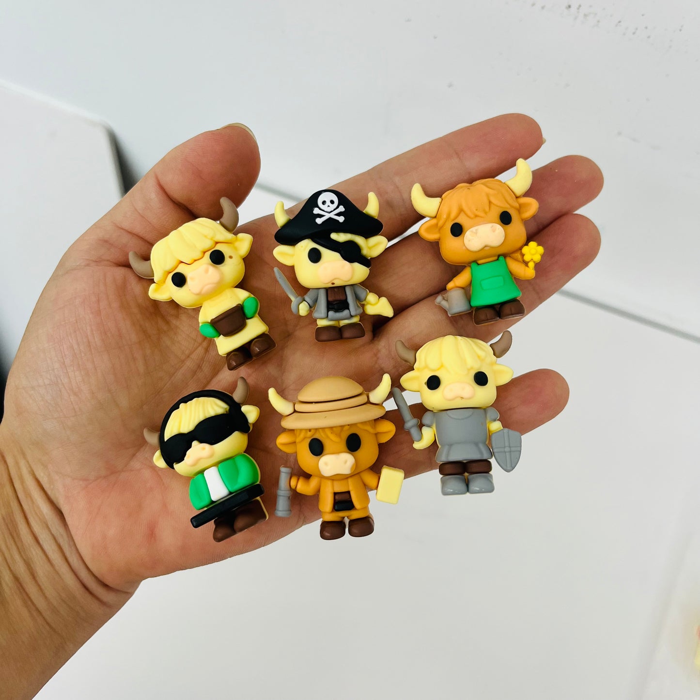 25Pack 2026 Highland Cow Christmas Advent Calendar 24 Days Countdown 3D Mini Figurines Blind Box Toy-CNLCA