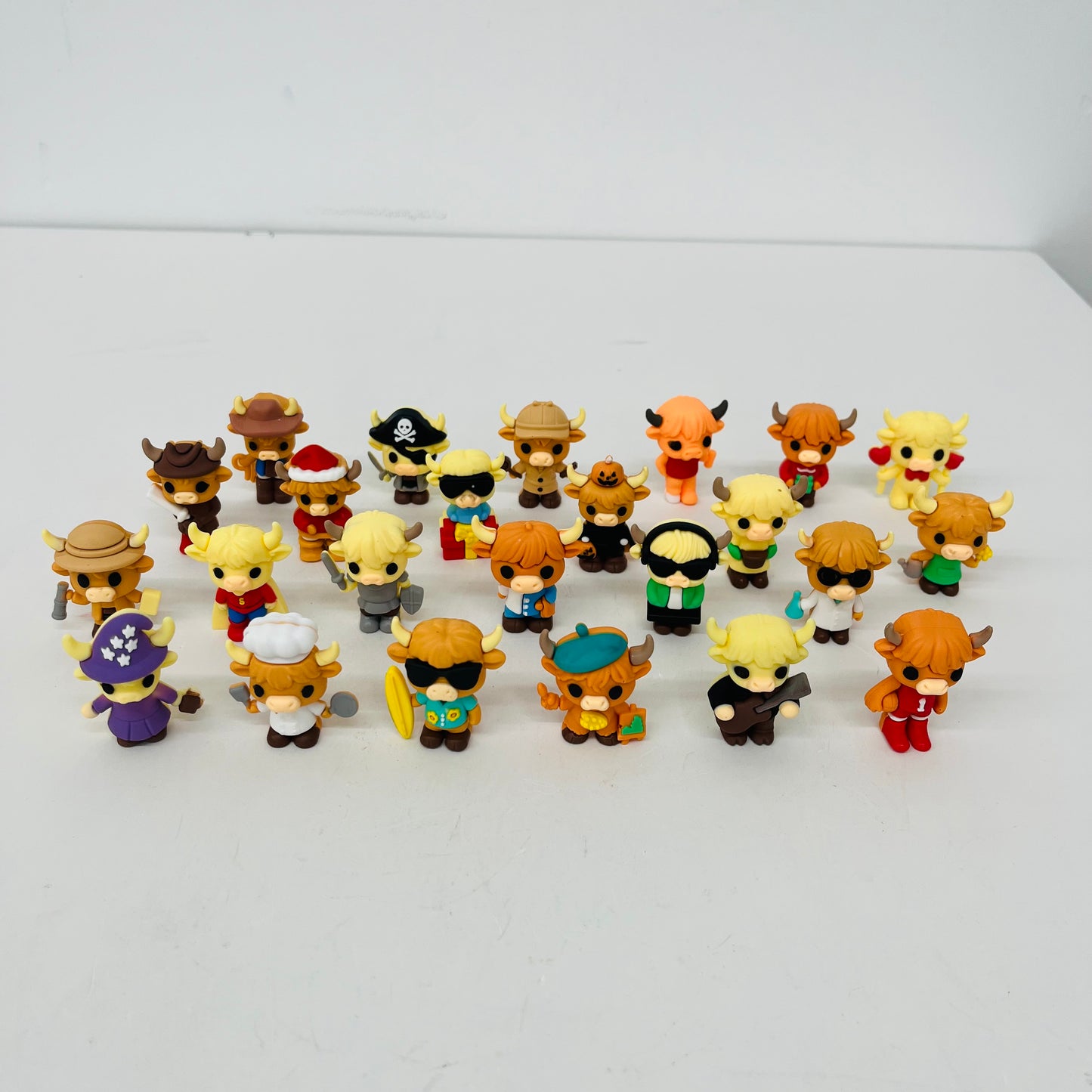 25Pack 2026 Highland Cow Christmas Advent Calendar 24 Days Countdown 3D Mini Figurines Blind Box Toy-CNLCA