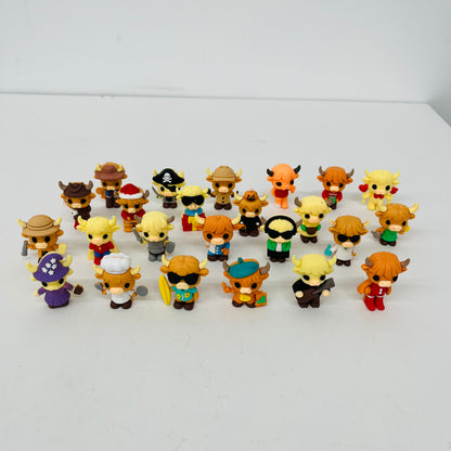 25Pack 2026 Highland Cow Christmas Advent Calendar 24 Days Countdown 3D Mini Figurines Blind Box Toy-CNLCA