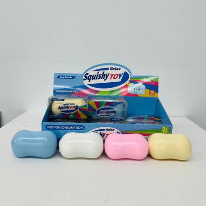 72Pack Crunchy Soap Squishy Block‑Filled Crinkle Sound Squishy ASMR Stress Relief Fidget Toys for Kids-CNLCA