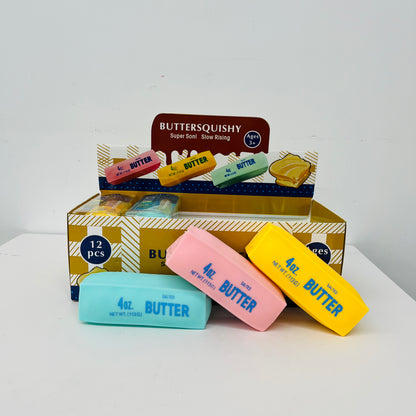 72Pack Crunchy Butter Squishy Block‑Filled Crinkle Sound Butter Bar Squishy ASMR Stress Relief Fidget Toys for Kids-CNLCA