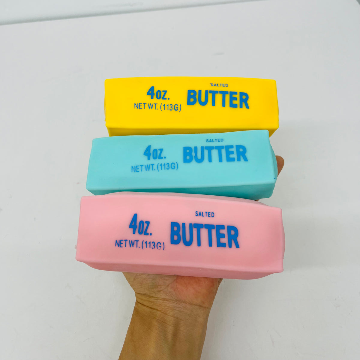 72Pack Crunchy Butter Squishy Block‑Filled Crinkle Sound Butter Bar Squishy ASMR Stress Relief Fidget Toys for Kids-CNLCA