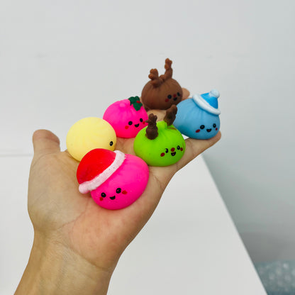 25Pack Christmas Mystery Dumpling Advent Calendar Blind Box Mini Dumpling Advent Calendar Squishy Surprise Box-CNLCA