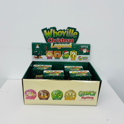 72Pack 8.5cm Whoville Christmas Cindy‑Lou Who Max Grinch Mystery Dumpling Squishy-CNLCA